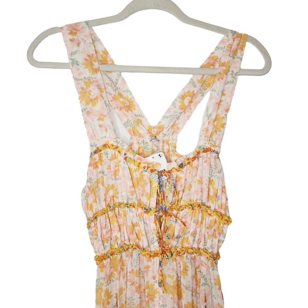 Free People Dance With Me Printed Maxi Dress - Picture 9 of 12